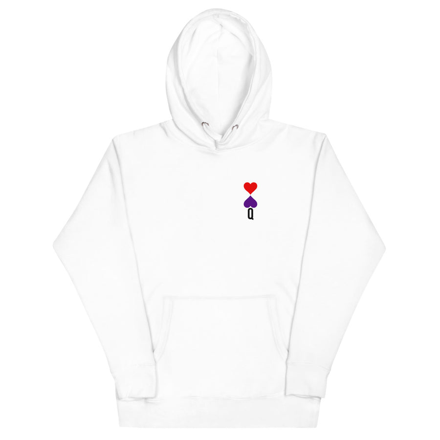 Hearts - Hoodie in White